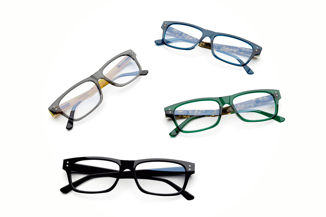 4 Pairs Blue Blocker Reading glasses