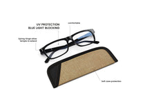 Load image into Gallery viewer, 1 Pair Blue Blocker Reading glasses with Pouch
